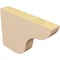 Ekena Millwork 2in. W x 8in. H x 12in. L Carmel Woodgrain TimberThane Rafter Tail, Primed Tan RFTUR02X08X12CARRCPR - alternate 5